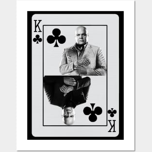 KING OF CLUBS PLAYING CARD "THE KINGPIN" Vincent D'Onofrio Posters and Art